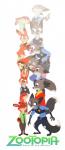 2016 alternate_species anthro canid canine claws clothed clothing digital_media_(artwork) disney duo embrace english_text eyes_closed fangs female fox fur green_eyes grey_body grey_fur hi_res hug judy_hopps lagomorph leporid male mammal nick_wilde open_mouth orange_body orange_fur pawpads paws purple_eyes rabbit simple_background size_difference smile teeth text tongue vampiremeerkat zootopia
