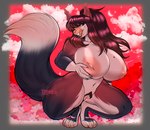 anthro big_breasts breasts crouching female genitals inverted_nipples nicole(kaidaswife) nipples presenting presenting_pussy pubes pussy solo wetthiccy666 mammal rodent sciurid tree_squirrel hi_res