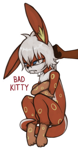 angry being_held blue_eyes fangs hair male overbite solo spots teeth white_hair marsminer made_in_abyss d2_(marsminer) narehate hi_res