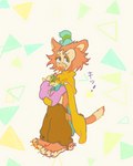 clothing hat headgear headwear male plushie tail torn_clothing yanep pinocchio "honest"_john_foulfellow gideon_(pinocchio) canid canine domestic_cat felid feline felis fox mammal