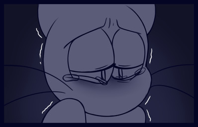 blue_border bodily_fluids border crying feral fur male motion_lines narrowed_eyes sad solo tears toony whiskers 8-bit-britt mad_rat_dead nippon_ichi_software heart_(mad_rat_dead) domestic_cat felid feline felis mammal 2023 digital_media_(artwork) monochrome