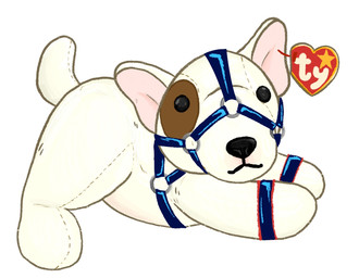 ambiguous_gender black_nose bondage_gear bondage_harness feral fetish_gear harness pink_inner_ear plushie simple_background snout solo stitch_(sewing) tail white_background white_body sebdoggo beanie_babies butch_(beanie_babies) animate_inanimate bull_terrier canid canine canis domestic_dog hunting_dog living_plushie mammal terrier 2025 digital_drawing_(artwork) digital_media_(artwork) hi_res procreate_(artwork) shaded