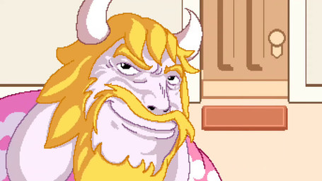 anthro antlers beard blonde_hair blood bobblehead bodily_fluids border car clothed clothing dark_humor death driving duo eyebrows facial_hair female female_death fur hair heart_symbol hit_and_run horn humor inside looking_back male night running shitpost smile smirk text tuft vehicle vehicular_manslaughter beeay asgore_running_over_dess deltarune open_season undertale_(series) asgore_dreemurr dess_holiday boss_monster_(undertale) bovid caprine deer goat mammal new_world_deer reindeer 16:9 2025 2d_animation animated english_text high_framerate meme redraw short_playtime sound webm widescreen
