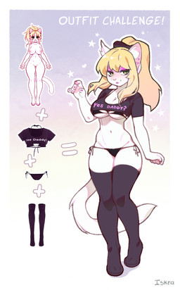 anthro areola biped bra breasts claws clothed clothed_anthro clothed_female clothing feet female fingers front_view fur genitals hair looking_at_viewer navel nipples nude nude_anthro nude_female panties smile solo standing tail toes underwear vulva iskra alisa_(iskra) domestic_cat felid feline felis mammal 2026 absurd_res digital_drawing_(artwork) digital_media_(artwork) hi_res