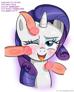 2012 bestiality blue_eyes blush c-v-m cum cum_on_face disembodied_penis english_text equine female feral friendship_is_magic hair horn horse human humanoid_penis interspecies male my_little_pony open_mouth penis pony purple_hair rarity_(mlp) text tongue tongue_out unicorn
Rating: Explicit
Score: 7
User: BASS302
Date: September 20, 2012