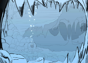 asphyxiation breath_play breathhold cavern description drowning hungry peril sinking starving swimming underwater underwater_cave underwater_scenery water sinfullapis temporaryunity nintendo pokemon gardevoir generation_3_pokemon pokemon_(species) absurd_res hi_res
