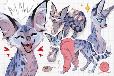 black_nose blep blue_body blue_eyes blue_fur blue_markings cheek_tuft clothed clothed_feral clothing eyelashes eyes_closed facial_tuft fangs female feral fur happy heart_symbol hoodie inner_ear_fluff markings multicolored_body multicolored_fur multiple_poses paws pink_clothing pink_hoodie pink_tongue pink_topwear pose quadruped snout solo spots spotted_body spotted_fur striped_markings striped_tail stripes tail tail_markings teeth text tongue tongue_out topwear tuft white_body white_fur azzai felid feline mammal serval 3:2 colored digital_drawing_(artwork) digital_media_(artwork) english_text shaded