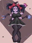 big_breasts breasts clothing feet female female_humanoid legwear maid_uniform multi_arm multi_eye multi_limb solo stockings thick_thighs uniform mrazel undertale undertale_(series) muffet animal_humanoid arachnid arachnid_humanoid arthropod arthropod_humanoid humanoid spider_humanoid absurd_res hi_res