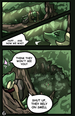 anthro clothed clothing dialogue duo female horn text brradett lernie_(brradett) love_goddess_(brradett) scalie absurd_res colored comic english_text hi_res shaded