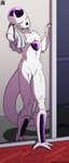 3_toes drying feet gem hand_feet long_tail male not_furry nude simple_background smooth_skin solo standing tail tapering_tail thick_tail toes towel white_body white_skin white_tail prismanoodle_(artist) dragon_ball dragon_ball_super dragon_ball_z frieza alien alien_humanoid frieza_race humanoid 2022 digital_media_(artwork) hi_res