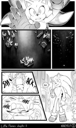 anthro big_nose clothing crowd fire_hydrant footwear gloves group handwear machine quills_(anatomy) shoes slapping_own_face text krazyelf sega sonic_the_hedgehog_(series) background_character sonic_the_hedgehog badnik crabmeat eulipotyphlan hedgehog human mammal robot 3:5 absurd_res black_and_white comic english_text hi_res monochrome
