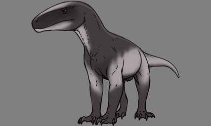 animal_genitalia balls black_balls black_body black_eyes black_paws claws feral genitals grey_background grey_body hairless looking_at_viewer male multicolored_body nude sheath simple_background solo standing tail tan_body zw3 felkin digital_media_(artwork) full-length_portrait hi_res portrait three-quarter_portrait