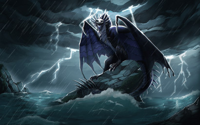 black_body black_scales black_wings blue_body blue_eyes blue_scales bone_frill claws cloud dark electricity feral frill_(anatomy) light lightning male membrane_(anatomy) multicolored_body night outside raining rock scales sea solo spikes spikes_(anatomy) storm thunder thunderstorm water wave wings chillingsmite dreamworks european_mythology how_to_train_your_dragon mythology dragon mythological_creature mythological_scalie scalie skrill_(species) western_dragon 2024 colored digital_media_(artwork) digital_painting_(artwork) hi_res lighting painting_(artwork) shaded