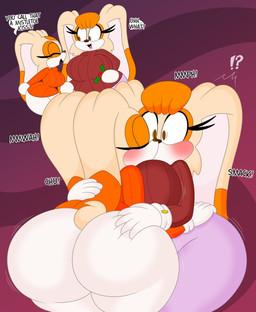 abstract_background accidental_holly age_difference anthro big_breasts big_butt big_ears blush bottomwear bouncing_breasts bouncing_butt breast_jiggle breasts brown_eyes bubble_butt butt butt_jiggle clothed clothing curvy_figure dialogue duo exclamation_point eyelashes eyes_closed female female/female female_anthro fingers floppy_ears fluffy fluffy_tail fur gloves hair hand_on_another's_butt hand_on_another's_hip hand_on_butt hand_on_hip handwear holidays holly_(plant) hourglass_figure hug huge_breasts huge_butt jiggling kiss_on_lips kissing lipstick long_ears makeup mature_anthro mature_female motion_lines multicolored_body multicolored_fur older_anthro older_female open_mouth open_smile orange_body orange_clothing orange_fur orange_hair orange_sweater orange_topwear pants pink_lipstick plant question_mark red_clothing red_sweater red_topwear shocked short_hair short_tail simple_background smile surprise_kiss sweater tail tan_body tan_fur text thick_thighs thigh_jiggle tongue toony topwear voluptuous white_body white_fur wide_hips younger_anthro younger_female 3barts christmas sega sonic_the_hedgehog_(series) cream_the_rabbit vanilla_the_rabbit lagomorph leporid mammal rabbit 2023 absurd_res digital_drawing_(artwork) digital_media_(artwork) english_text hi_res daughter_(lore) incest_(lore) mother_(lore) mother_and_child_(lore) mother_and_daughter_(lore) parent_(lore) parent_and_child_(lore) parent_and_daughter_(lore)