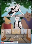 anthro clothed clothing comic fjollettigeren group lagomorph leporid male mammal rabbit richirichi