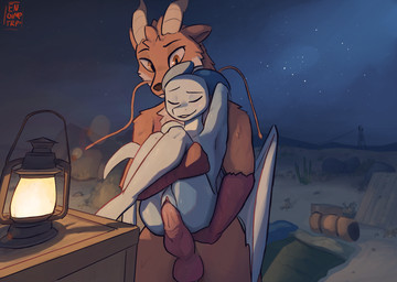 anthro anthro_on_anthro anthro_penetrated anthro_penetrating anthro_penetrating_anthro balls barbel_(anatomy) big_penis blue_body blue_scales bodily_fluids brown_body brown_fur butt carrying_another carrying_partner countershading detailed_background duo erection eyes_closed female female_penetrated flesh_whiskers fur genital_fluids genitals horn knot lamp lantern light looking_pleasured male male/female male_penetrating male_penetrating_female membrane_(anatomy) membranous_wings night outside penetration penile penile_penetration penis penis_in_vagina raised_arm scales sex smile standing standing_sex tail vaginal vaginal_fluids vaginal_penetration vulva wings enginetrap asian_mythology east_asian_mythology mythology draixen_(scaledfox) syl_(enginetrap) dragon eastern_dragon mythological_creature mythological_scalie scalie 2021 digital_media_(artwork) hi_res lighting shaded signature