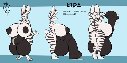 animal_genitalia anthro areola balls big_balls big_breasts big_penis big_sheath black_areola black_nipples blue_eyes bodily_fluids breasts butt erection flaccid genital_fluids genitals gynomorph half-erect hands_behind_head huge_balls huge_breasts huge_penis huge_sheath hyper hyper_balls hyper_breasts hyper_genitalia hyper_penis hyper_sheath intersex looking_at_viewer mohawk multicolored_body nipples nude open_mouth penis precum sheath solo striped_body stripes text two_tone_body freckles_(artist) equid equine hybrid lagomorph leporid mammal rabbit zebra 2019 2:1 english_text model_sheet