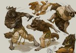 anthro bottomwear capoeira clothed clothing dodging fighting_pose male muscular on_phone pants pose short_sleeve_hoodie solo topless jerome_jacinto mythology brasa_(jerome_jacinto) canid canine canis felid feline mammal mythological_canine mythological_creature werecanid werecanine werecreature werewolf wolf 2021 digital_media_(artwork) hi_res signature