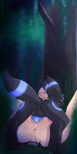 animal_genitalia animal_penis anthro anus balls bestiality black_body black_fur black_hair blue_penis bodily_fluids butt canine_genitalia canine_penis clenched_teeth detailed_background duo female female_human female_on_feral female_penetrated feral feral_penetrating feral_penetrating_female feral_penetrating_human forest forest_background from_front_position fur genital_fluids genitals glowing hair human_on_feral human_penetrated interspecies knot legs_up lying male male/female male_anthro male_feral male_on_human male_penetrating male_penetrating_female male_penetrating_human mating_press missionary_position nature nature_background night nude nude_female nude_human on_back outside outside_sex penetration penile penile_penetration penis penis_in_vagina plant questionable_consent raised_tail sex size_difference smaller_feral spread_legs spreading tail tail_anus tears teeth tree vaginal vaginal_fluids vaginal_penetration vulva yellow_eyes toinkity nintendo pokemon canid canine eeveelution generation_2_pokemon human mammal pokemon_(species) shiny_pokemon umbreon absurd_res colored hi_res