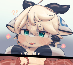 anthro blue_body blue_fur claws forced fur green_eyes male rape sex solo tentacle_rape tentacle_sex tentacles white_body white_fur hikku mythology dragon furred_dragon furred_scalie mythological_creature mythological_scalie scalie hi_res