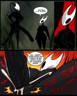 anthro areola balls big_penis biped black_body black_eyes blush bodily_fluids breasts cum cum_in_vagina cum_inside detailed_background dialogue duo erection female female_penetrated genital_fluids genitals gynomorph gynomorph/female gynomorph_penetrating gynomorph_penetrating_female hollow_eyes huge_penis hyper hyper_genitalia hyper_penis intersex intersex/female intersex_penetrating intersex_penetrating_female multicolored_body nipples non-mammal_breasts non-mammal_nipples one_eye_closed penetration penile penile_penetration penis penis_in_vagina questionable_consent sex speech_bubble standing sweat text thick_thighs vaginal vaginal_penetration vein veiny_penis vulva white_body wide_hips idolomantises hollow_knight:_silksong hollow_knight_(franchise) team_cherry hornet_(hollow_knight) shakra_(hollow_knight:_silksong) arthropod 2025 4:5 absurd_res comic english_text hi_res