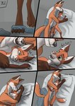 age_difference anthro bed brown_eyes bulge clothed clothed/nude clothing duo furniture green_eyes hug male male/male nude on_bed size_difference sleeping smile text young young_anthro young_male younger_male wolfyalex96 canid canine fox mammal hi_res spanish_text translated father_(lore) father_and_child_(lore) incest_(lore) parent_(lore) parent_and_child_(lore)