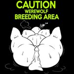 anthro bodily_fluids breasts breath caution_sign cum cum_in_pussy cum_inflation cum_inside excessive_cum excessive_genital_fluids female fur genital_fluids hazard_pictogram heart_symbol inflation leaking_cum legs_up lying nude on_back pictogram pregnant simple_background solo spread_legs spreading sweat text thick_thighs trifuson mythology werewolf_breeding_area_sign canid canine mammal mythological_canine mythological_creature werecanid werecanine werecreature werewolf 1:1 absurd_res english_text hi_res