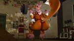 16:9 3d_(artwork) anthro barbell big_butt breasts butt canid canine clothing crouching detailed_background digital_media_(artwork) dipstick_tail exercise female fishnet_clothing fox fur hair hi_res inside lifting mammal markings mature_female ok_bruh orange_body orange_fur pink_hair rear_view side_boob solo source_filmmaker_(artwork) squats tail tail_markings thick_thighs veronica_(okbruh) weightlifting widescreen workout