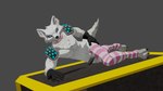 anthro black_nose blue_eyes clothing footwear fur genitals gloves handwear jewelry male nails necklace penis pink_clothing pink_footwear pink_socks socks solo spikes tail void_background white_body white_clothing white_footwear white_fur white_socks pat3awelitas300 epic_games fortnite volpez_(fortnite) canid canine fox mammal 16:9 3d_(artwork) digital_media_(artwork) hi_res widescreen