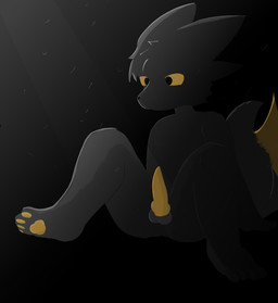 feral male solo lemonbinca casualties:_unknown canid canine expie_(gunsawian) fox gunsawian humanoid mammal absurd_res hi_res