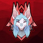 anthro bat_ears big_ears blue_hair female hair horn pink_eyes snout solo harnny mythology caitlyn_bellerose dragon mythological_creature mythological_scalie scalie 1:1 2023 absurd_res hi_res