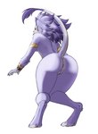 anthro anus butt digitigrade female genitals pussy solo standing leofwulf trials_of_mana belladonna_(trials_of_mana) felid feline mammal absurd_res hi_res tagme