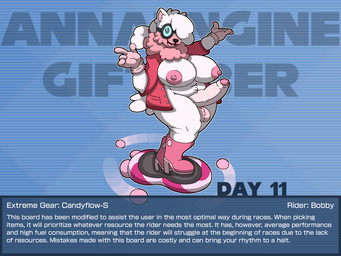 anthro areola ball_tuft balls belly belly_tuft big_breasts big_penis blue_background boots bottomless breasts cheek_tuft clothed clothing erection extreme_gear eyewear facial_tuft footwear foreskin fur fur_tuft genitals gloves goggles gynomorph hair hair_over_eye handwear high_heeled_boots high_heels hoverboard hovercraft humanoid_genitalia humanoid_penis intersex jacket looking_at_viewer monotone_tail multicolored_body multicolored_fur navel nipples open_mouth partially_clothed penis pink_body pink_clothing pink_fur pink_nipples ponytail pose raised_arms red_clothing shoes simple_background slightly_chubby slightly_chubby_gynomorph slightly_chubby_intersex smile smiling_at_viewer solo spread_arms standing tail text thick_thighs topwear tuft vehicle white_body white_fur white_hair white_penis wide_hips annaengine bobby_(fluffy_gf) canid canine canis domestic_dog mammal nordic_sled_dog samoyed spitz 2025 4:3 digital_media_(artwork) english_text hi_res trans_(lore) trans_woman_(lore)