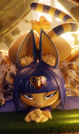 anthro arm_on_floor arm_support armwear aroused ass_up bangs bed bedroom_eyes big_butt blue_ears blue_hair blurred_background bob_cut breasts building butt butt_focus calves_up clothing depth_of_field detailed_background ears_up eyes_mostly_closed female forward_arm_support front_view furniture hair half-closed_eyes hand_on_hand holidays house ineffective_clothing inner_ear_fluff legs_up lidded_eyes light light_beam looking_at_viewer looking_straight looking_up looking_up_at_viewer low-angle_view lying lying_on_bed lying_on_ground markings mouth_closed narrowed_eyes navel on_bed on_front on_ground pawpads paws raised_paw seductive short_stack solo striped_markings striped_tail stripes sunbeam sunlight tail tail_markings tail_motion thick_thighs tuft uraeus wide_hips window window_light yellow_body yellow_inner_ear yellow_inner_ear_fluff nudaya zy0n7_(modeler) animal_crossing christmas nintendo ankha_(animal_crossing) domestic_cat felid feline felis human mammal 2024 3d_(artwork) better_version_at_paywall digital_media_(artwork) hi_res meme signature