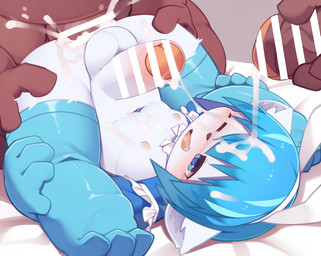 anal anal_penetration anthro anthro_penetrated balls bangs bed black_nose blue_body blue_clothing blue_eyes blue_fur blue_gloves blue_hair blue_handwear blue_legwear blue_stockings blue_thigh_highs bodily_fluids brown_body bukkake butt butt_grab censor_bar censored_genitalia censored_penis clothed clothed/nude clothing cum cum_all_over cum_drip cum_from_ass cum_in_ass cum_in_hair cum_in_mouth cum_inside cum_on_belly cum_on_body cum_on_butt cum_on_chest cum_on_chin cum_on_eye cum_on_eyelid cum_on_face cum_on_leg cum_on_own_face cum_on_penis cum_on_self cum_on_tongue cum_on_torso cum_splatter cum_string dripping erection faceless_character faceless_male fake_ears fake_rabbit_ears foreskin frilly frilly_clothing from_front_position fur furniture genital_fluids genitals gloves group group_sex hair hand_on_butt hand_on_leg hands_on_legs handwear happy happy_sex head_between_legs holding_both_legs holding_leg holding_legs_up holding_own_legs_up humanoid_genitalia humanoid_penis ineffective_censorship leg_grab legs_up legwear looking_pleasured lying male male/male masturbation messy missionary_position mostly_nude navel nipples nude on_back on_bed one_eye_closed open_mouth open_smile partially_retracted_foreskin penetration penile penile_masturbation penile_penetration penis penis_in_ass pink_nipples sex short_hair shota size_difference smile spread_legs spreading stockings thigh_grab thigh_highs threesome tongue trio vein veiny_penis white_body white_fur young aoino domestic_cat felid feline felis mammal unknown_species 2024 censored