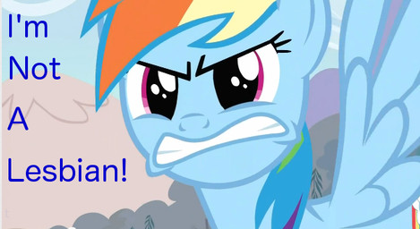 angry blue_body blue_feathers blue_fur feathered_wings feathers female feral fur hair multicolored_hair pink_eyes rainbow rainbow_hair solo text wings unknown_artist friendship_is_magic hasbro my_little_pony mythology rainbow_dash_(mlp) equid equine mammal mythological_creature mythological_equine pegasus english_text reaction_image source_request