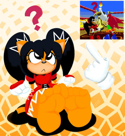 4_toes anthro barefoot black_hair clothed clothing confusion disembodied_hand dress duo feet female foot_focus hair humanoid_feet looking_up orange_body pigtails plantigrade question_mark red_clothing red_dress screencap soles solo toes g3aaltthing classic_sonic_(universe) sega sonic_the_fighters sonic_the_hedgehog_(series) amy_rose classic_amy_rose honey_the_cat eulipotyphlan felid feline hedgehog mammal absurd_res hi_res