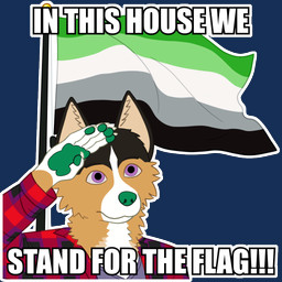 anthro aromantic_pride_colors black_body black_fur flag flag_(object) flannel fur gesture gloves_(marking) green_pawpads lgbt_pride markings outline pawpads pride_colors salute solo tan_body tan_fur text white_outline martin_shep martin_schaefer border_collie canid canine canis collie domestic_dog german_shepherd herding_dog mammal pastoral_dog sheepdog 1:1 alpha_channel digital_media_(artwork) english_text impact_(font)