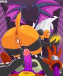 2014 after_sex all_fours anthro anus balls bat big_butt blue_eyes butt cum cum_in_pussy cum_inside erection faceless_male female gem hair humanoid_penis looking_at_viewer looking_back male mammal marthedog mustelid nack_the_weasel panties panties_down penis presenting presenting_hindquarters presenting_pussy pussy rouge_the_bat sega smile sonic_(series) straight underwear weasel white_hair wings
Rating: Explicit
Score: 9
User: Robinebra
Date: January 19, 2014