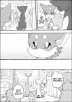 ayaka canid canine canis comic domestic_dog english_text hard_translated husky kyappy mammal monochrome nordic_sled_dog shibeta spitz text third-party_edit translated