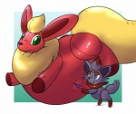 air_puff ambiguous_gender animal_balloon balloon cloud_emanata deflating deflation duo emanata inflatable pokemon_balloon puncture screwdriver shaped_balloon tools rawr_(artist) nintendo pokemon tenebrae_(shrike_alvaron) animate_inanimate canid canine eeveelution flareon generation_1_pokemon generation_5_pokemon living_balloon living_inflatable mammal pokemon_(species) zorua