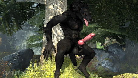 animal_genitalia animal_penis animated_gif anthro balls big_balls big_butt big_penis bouncing_balls bouncing_penis butt canine_genitalia canine_penis claws erection genitals huge_penis knot knot_tugging looking_pleasured male masturbation outside penile penile_masturbation penis plant sex solo teeth tongue tongue_out tree rayhuma microsoft mythology the_elder_scrolls skyrim_werewolf canid canine mammal mythological_canine mythological_creature werecanid werecanine werecreature werewolf 3d_(artwork) 3d_animation animated digital_media_(artwork) short_playtime source_filmmaker_(artwork)