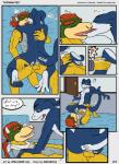 abs absurd_res anal anal_penetration anthro anus balls balls_deep bandai_namco biceps blue_body blue_skin bodily_fluids bowser_koopa_junior_(roommates) clothing comic cowgirl_position crossover cum cum_in_ass cum_inside cum_on_penis cum_string curling_toes dialogue digimon digimon_(species) dreamous_(writer) duo english_text erection facial_piercing fan_character feet flamedramon foot_fetish foot_lick foot_play foreskin french_kissing from_front_position genital_fluids genitals giancarlo_rosato grin hi_res hindpaw horn humanoid_genitalia humanoid_penis internal kissing koopa leaking licking long_foreskin male male/male male_on_bottom male_on_top male_penetrated male_penetrating male_penetrating_male mario_bros moan muscular nintendo nipples nose_piercing nose_ring nude on_bottom on_top orgasm paws pecs penetration penis piercing ring_piercing roommates_(comic) saliva saliva_on_tongue scales scalie septum_piercing sex shirt smile sound_effects spelunker_sal straddling text tongue tongue_out topwear