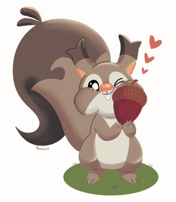 2019 <3 3_fingers 3_toes acorn ambiguous_gender biped black_eyes buckteeth cheek_bulge countershade_face countershade_torso countershading digital_media_(artwork) digital_painting_(artwork) ears_outwards ear_tuft featureless_crotch feral fingers food freckles front_view fruit full-length_portrait fur fur_tuft grass grey_body grey_fur grey_tail hi_res holding_object light lighting long_tail mammal multicolored_body multicolored_fur nintendo nut_(fruit) nuzzling one_eye_closed orange_nose pivoted_ears plant pokémon pokémon_(species) pondrea portrait rodent sciurid shadow simple_background skwovet smile solo standing teeth toes tuft two_tone_body two_tone_fur video_games white_background white_body white_countershading white_furRating: SafeScore: 5User: ImpidiDinkaDooDate: November 09, 2019