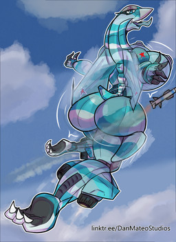 aircraft big_breasts big_butt breasts butt female huge_breasts huge_butt machine solo vehicle danmateostudios aeromorph humanoid living_aircraft living_machine living_vehicle absurd_res hi_res