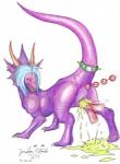 amatista_(artist) anal anal_beads blue_hair dildo dragon eyes_closed female feral hair horn peeing plain_background purple_skin pussy raised_tail scalie sex_toy teeth themasterdramon urine watersports
Rating: Explicit
Score: 1
User: TheMasterDramon1990
Date: April 02, 2014