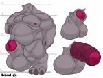 animal_genitalia animal_penis balls biceps big_balls big_muscles big_pecs big_penis chart equine_genitalia equine_penis erection flaccid genitals huge_balls huge_penis hyper hyper_balls hyper_genitalia hyper_penis macro male medial_ring musclegut muscular muscular_male pecs penis penis_tip sheath size_chart solo standing triceps uncut_with_sheath urethra xatanlion teiral_(xatanlion) common_hippopotamus hippopotamid mammal model_sheet