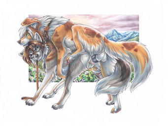 animal_genitalia animal_penis animal_vulva balls canine_genitalia canine_vulva collar duo erection female female_penetrated feral feral_on_feral feral_penetrated feral_penetrating feral_penetrating_feral fur genitals leash leash_pull male male/female male_penetrating male_penetrating_female nude penetration penis sex vulva cockiestspaniel jack_(shadowcatcher) wielder_(character) canid canine canis collie domestic_dog herding_dog mammal pastoral_dog rough_collie sheepdog wolf 2018 4:3