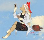 anthro belt board clipboard clothing coat crop_top cross doctor female flexible flop gun hair hair_bun infection lab_coat medic medicine paws pen ranged_weapon shirt solo spandex survival tight_clothing topwear vial weapon whip sourmagic flexible_survival hanna_ferrah domestic_rabbit lagomorph leporid lop_rabbit mammal oryctolagus rabbit