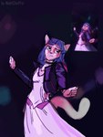 alternate_species anthro dancing female furrification solo nightchuff arcane_(tv_series) league_of_legends riot_games tencent jinx_(lol) powder_(arcane) domestic_cat felid feline felis mammal 2024 3:4 colored digital_drawing_(artwork) digital_media_(artwork) hi_res sketch